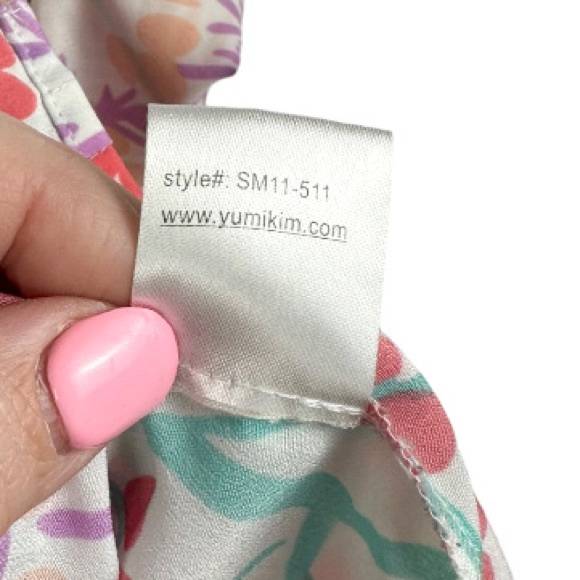 YUMI KIM Lizzie Top Floral Print Colorful Size Medium - Picture 10 of 10